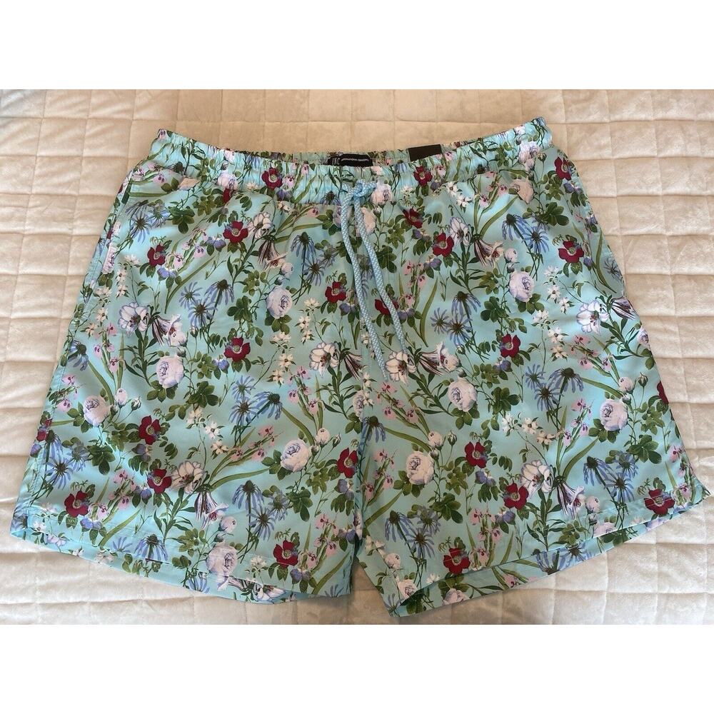 NEW INC International Concepts Men's Quick Dry 5" Swim Trunks‎ Size X-Large NWT